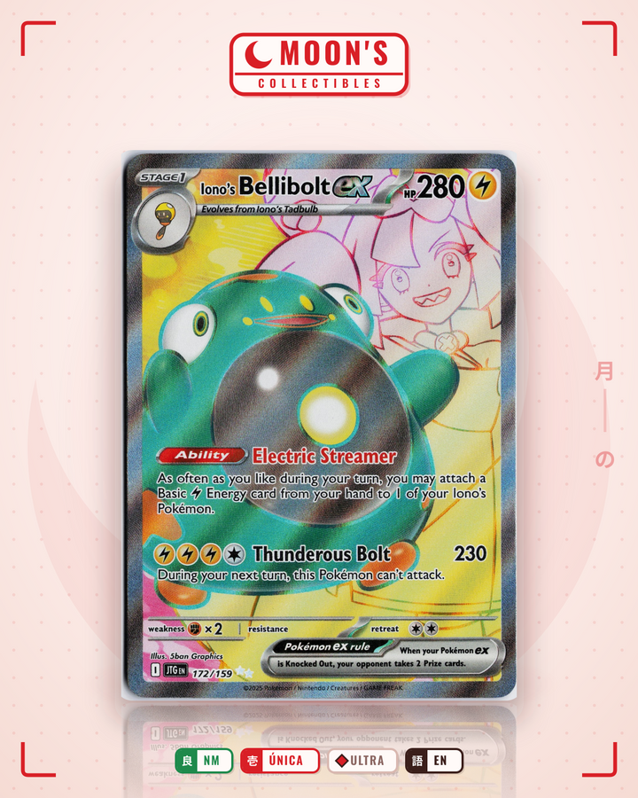 Iono's Bellibolt ex · Journey Together #172/159 · NM