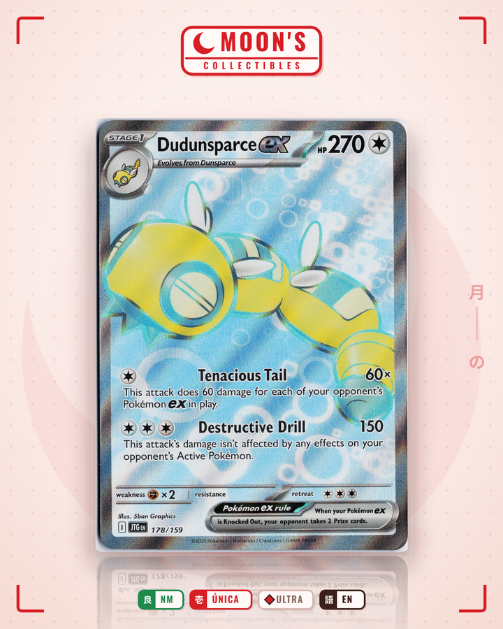 Dudunsparce ex · Journey Together #178/159 · NM