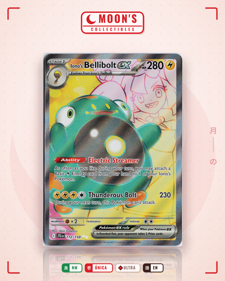 Iono's Bellibolt ex · Journey Together #172/159 · NM