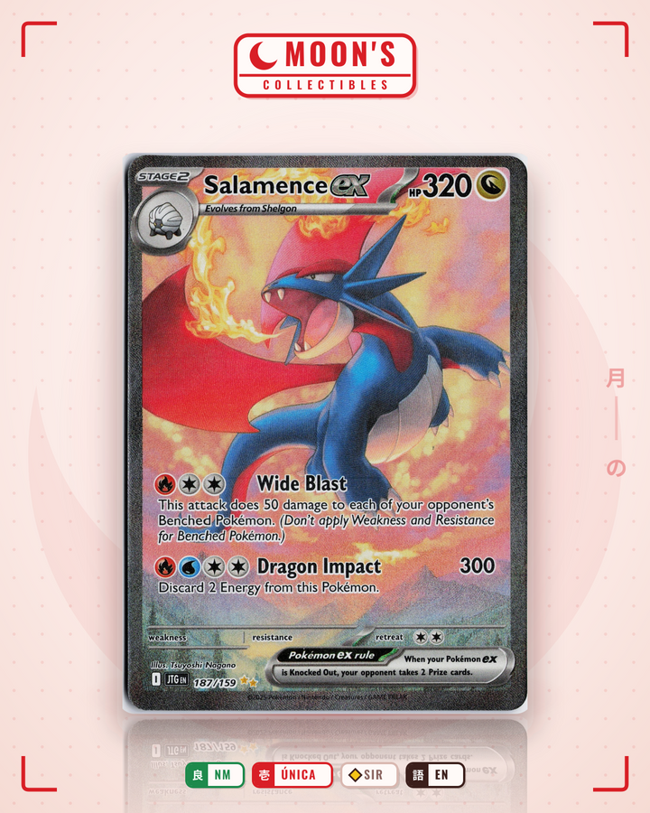 Salamence ex · Journey Together #187/159 · NM
