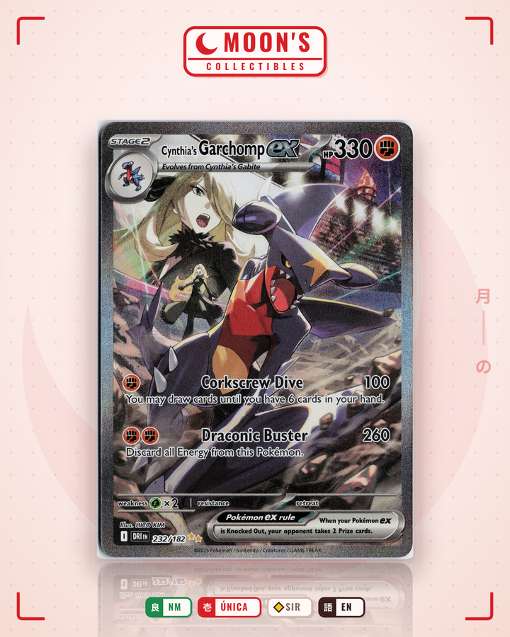Cynthia's Garchomp ex · Destined Rivals #232/182 · NM