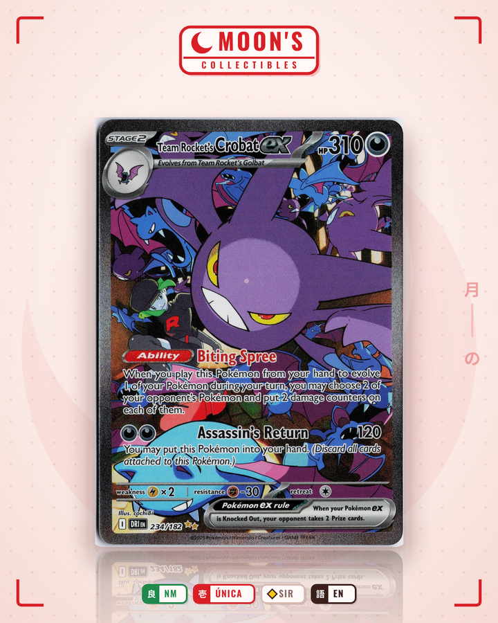 Team Rocket's Crobat ex · Destined Rivals #234/182 · NM
