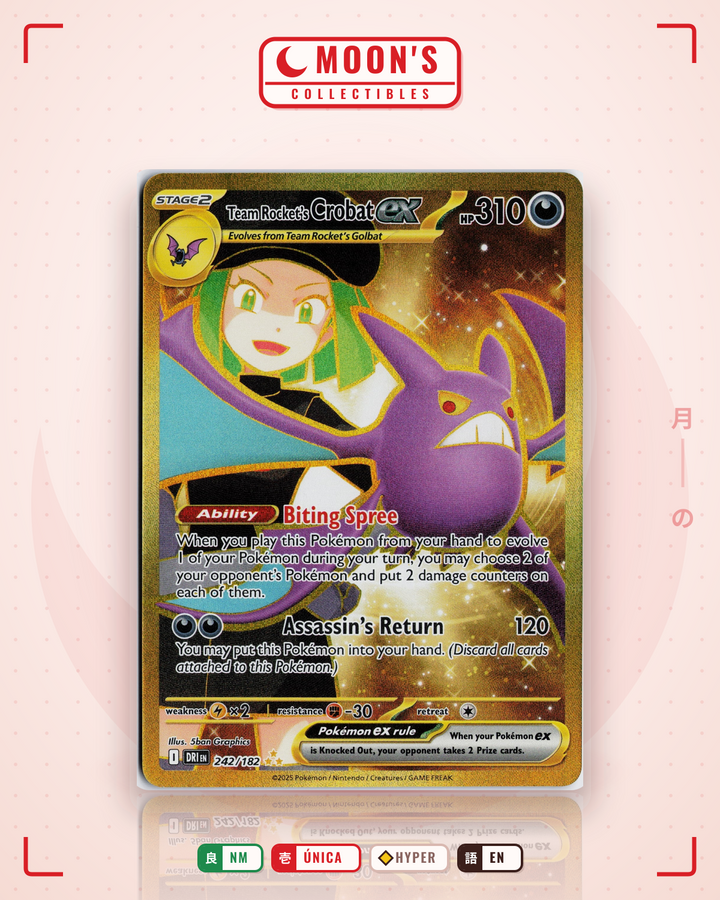 Team Rocket's Crobat ex · Destined Rivals #242/182 · NM