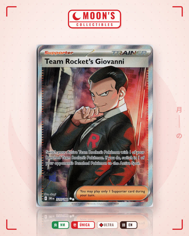 Team Rocket's Giovanni · Destined Rivals #225/182 · NM