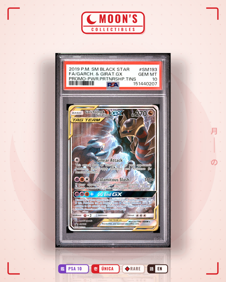 Garchomp & Giratina-GX · SM Black Star Promos #SM193 · PSA 10