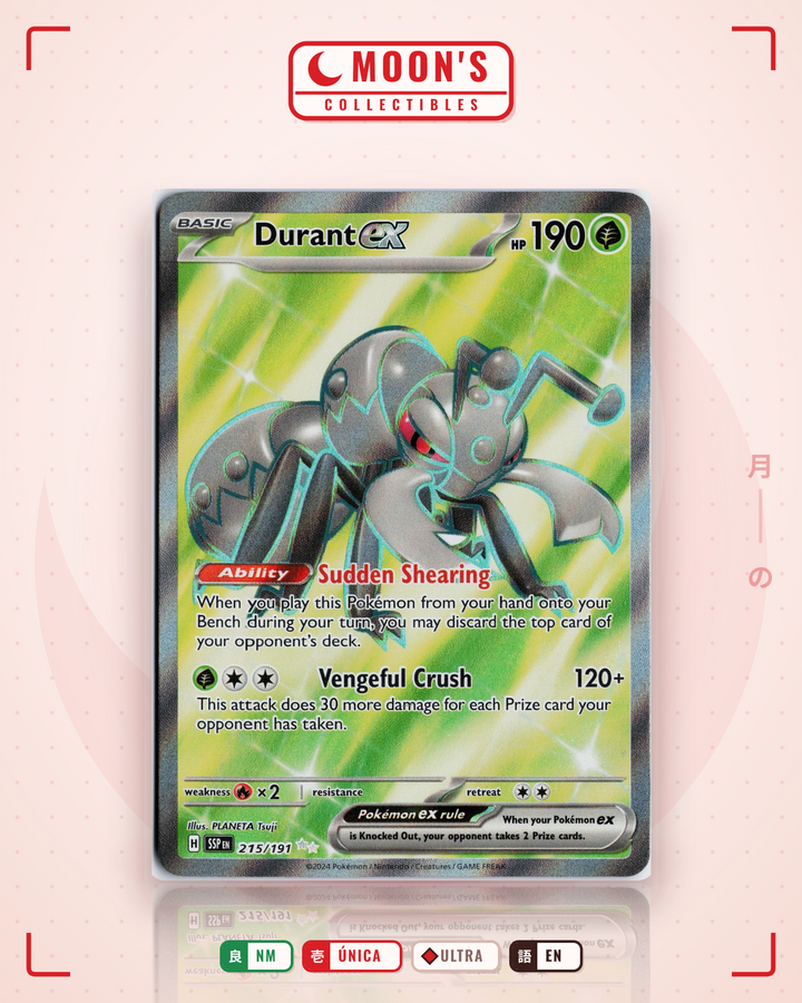 Durant ex · Surging Sparks #215/191 · NM