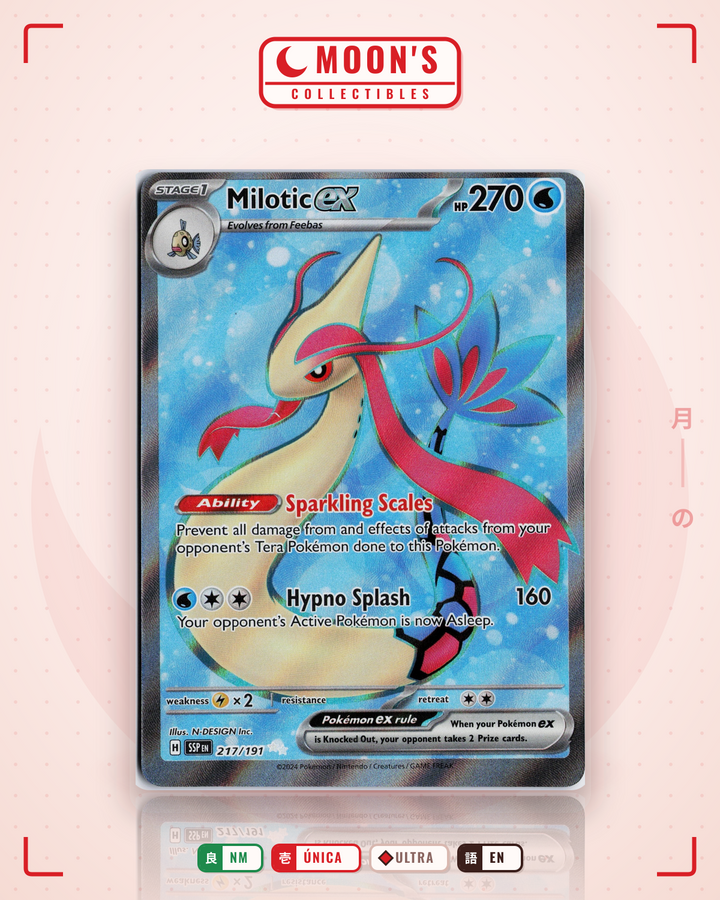 Milotic ex · Surging Sparks #217/191 · NM