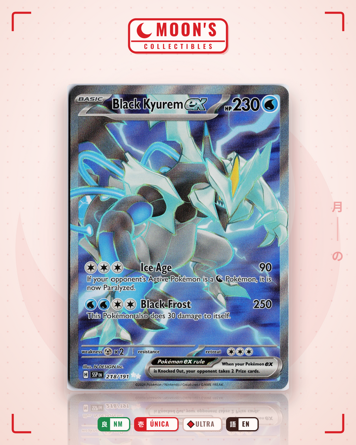 Black Kyurem ex · Surging Sparks #218/191 · NM