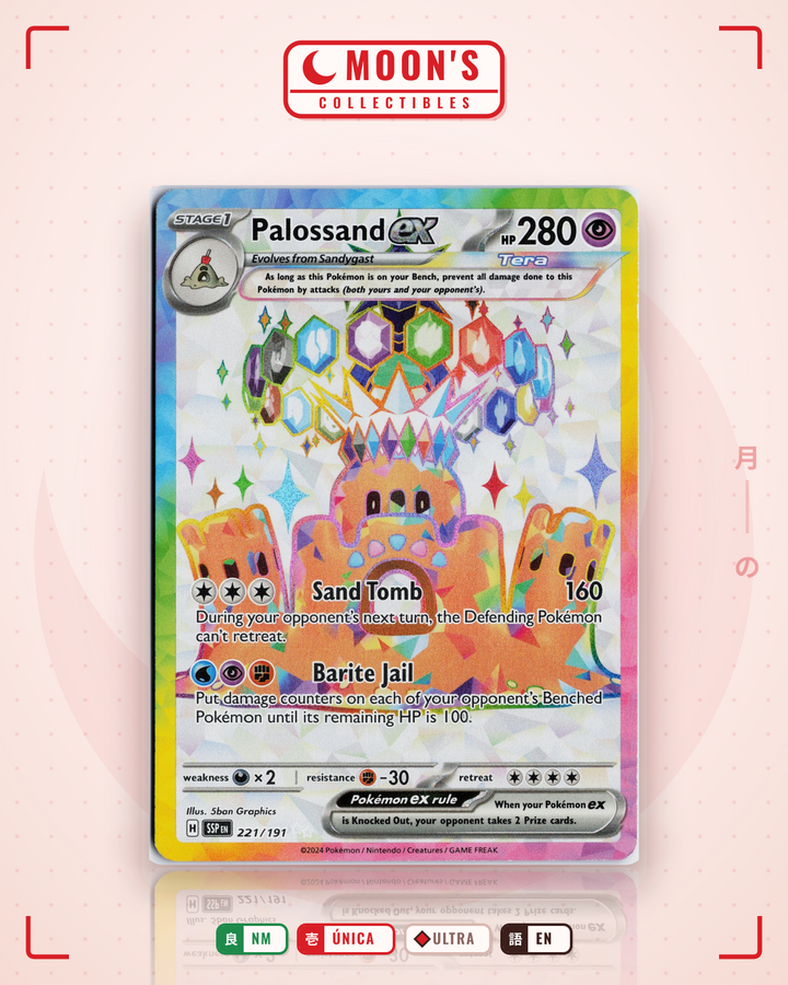 Palossand ex · Surging Sparks #221/191 · NM