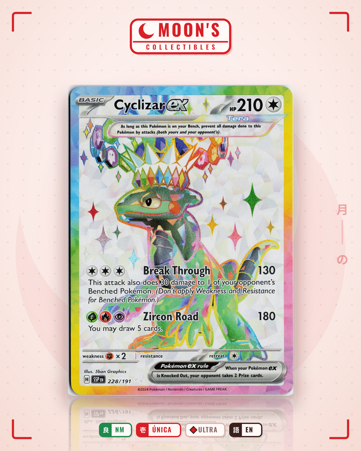 Cyclizar ex · Surging Sparks #228/191 · NM
