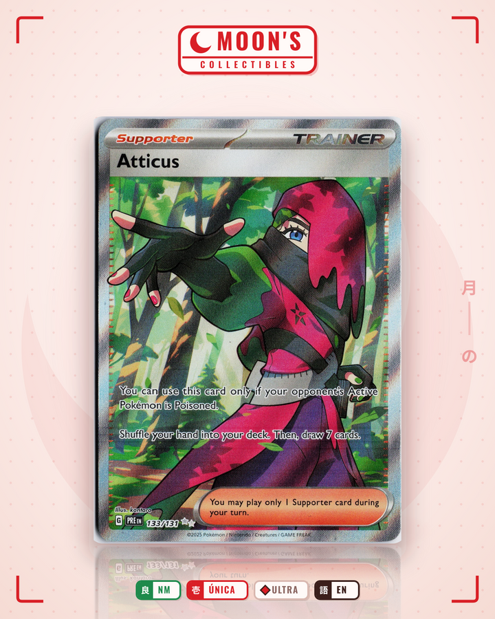 Atticus · Prismatic Evolutions #133/131 · NM