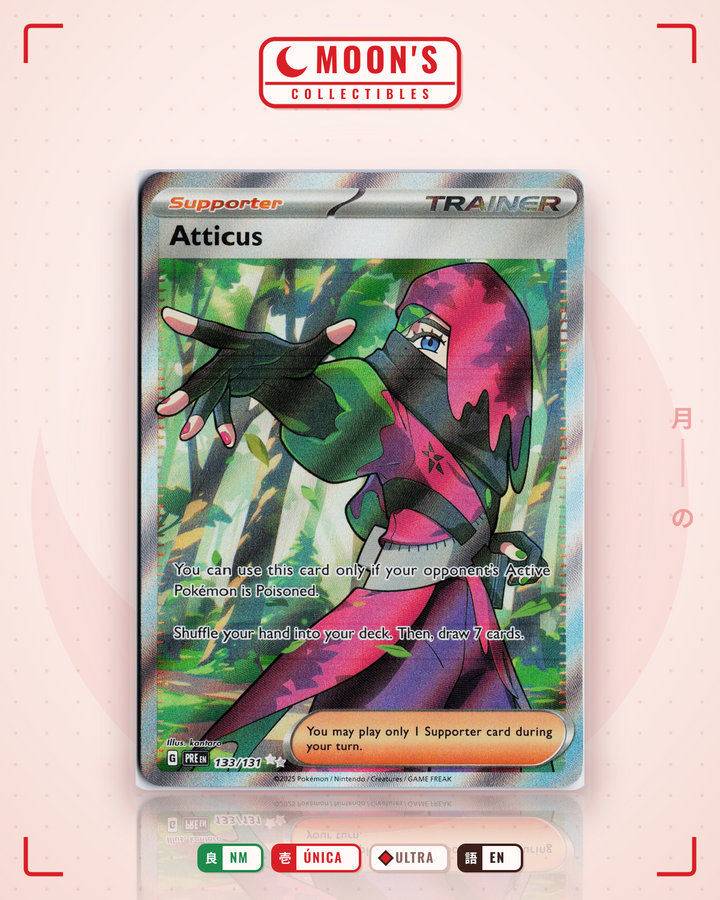 Atticus · Prismatic Evolutions #133/131 · NM