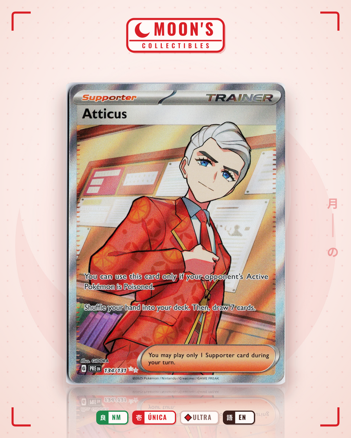 Atticus · Prismatic Evolutions #134/131 · NM