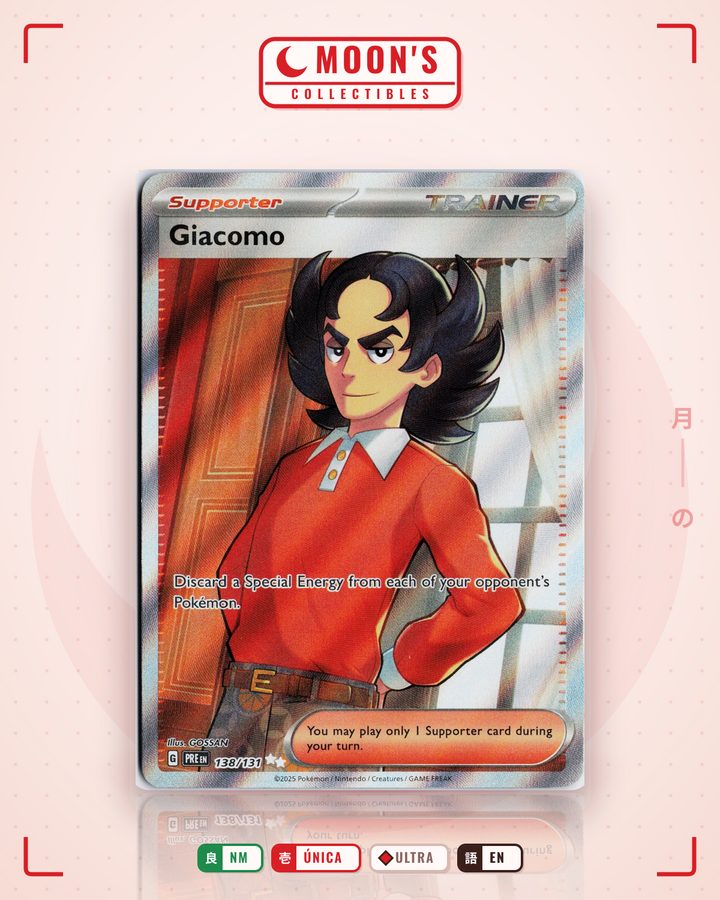 Giacomo · Prismatic Evolutions #138/131 · NM