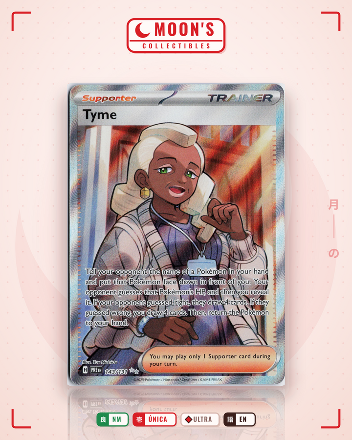 Tyme · Prismatic Evolutions #143/131 · NM