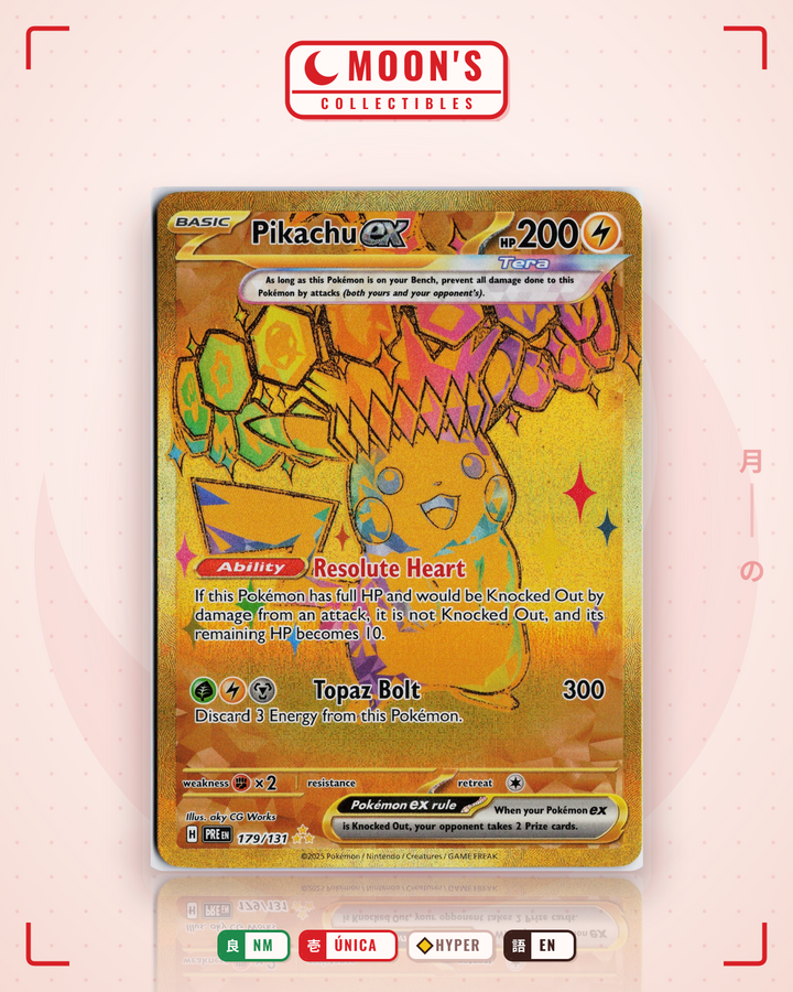 Pikachu ex · Prismatic Evolutions #179/131 · NM
