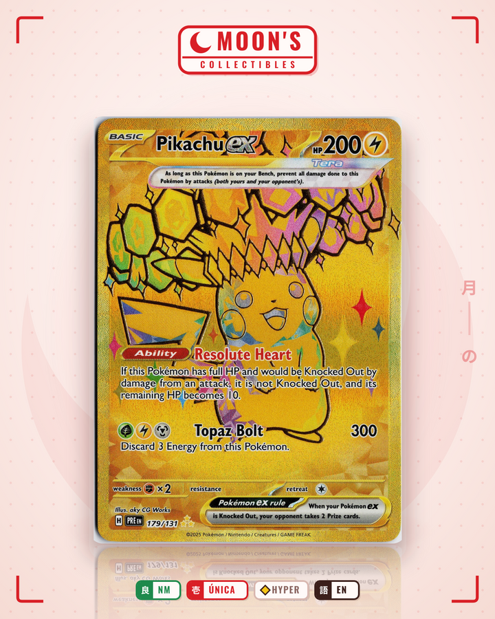 Pikachu ex · Prismatic Evolutions #179/131 · NM
