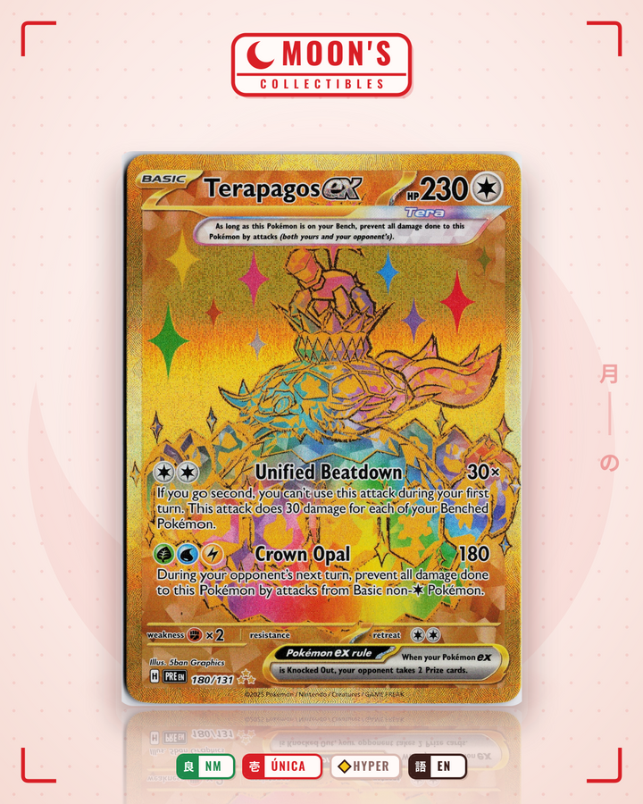 Terapagos ex · Prismatic Evolutions #180/131 · NM