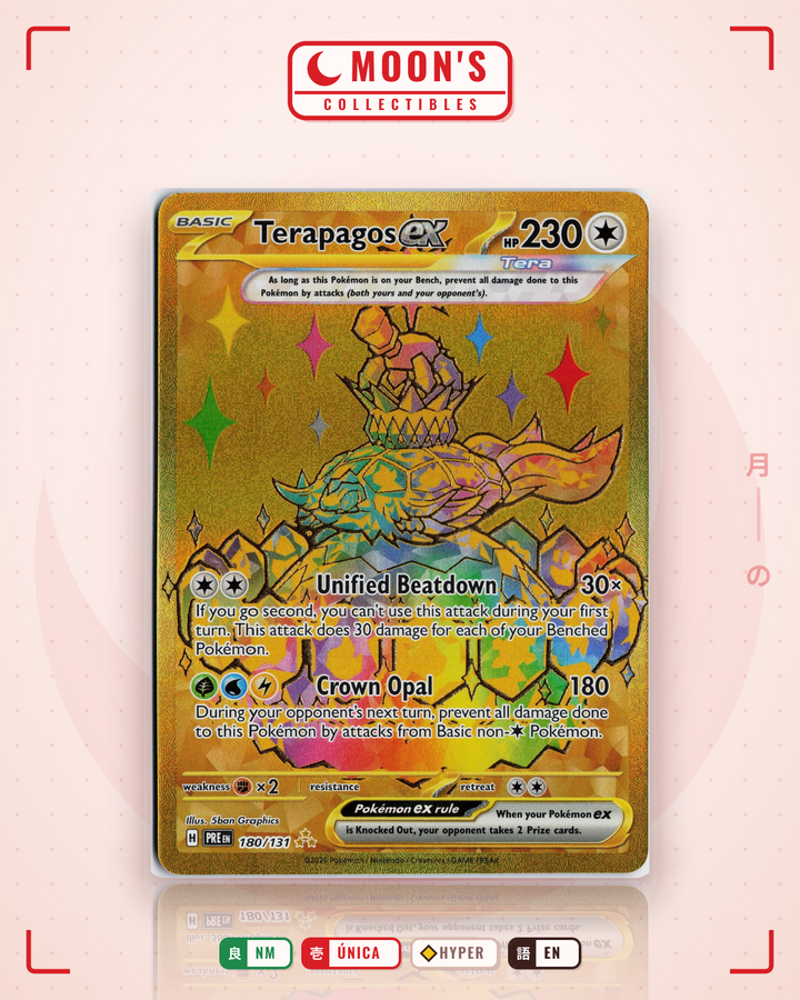 Terapagos ex · Prismatic Evolutions #180/131 · NM