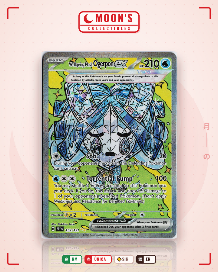 Wellspring Mask Ogerpon ex · Prismatic Evolutions #152/131 · NM