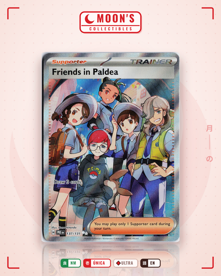 Friends in Paldea · Prismatic Evolutions #137/131 · NM
