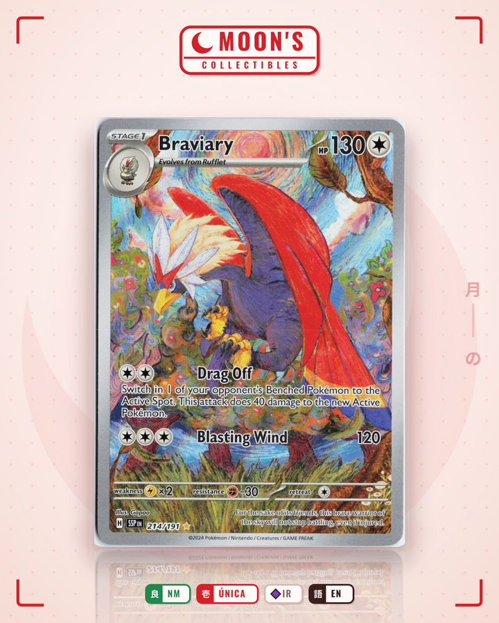 Braviary · Surging Sparks #214/191 · NM