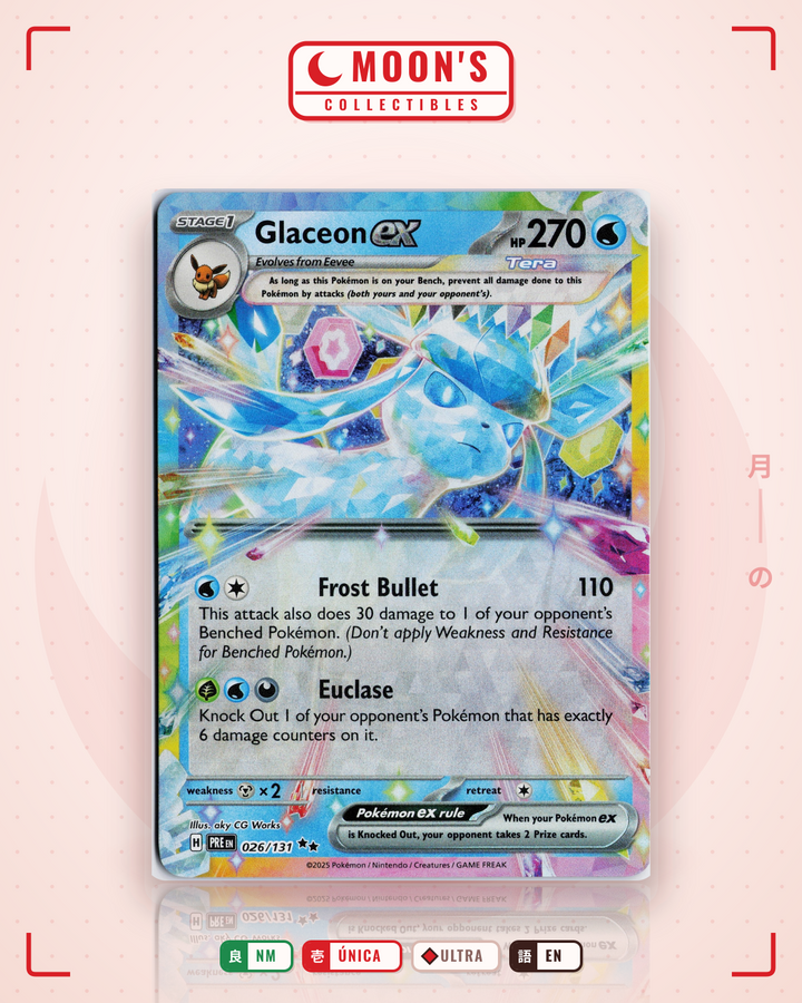 Glaceon ex · Prismatic Evolutions #026/131 · NM