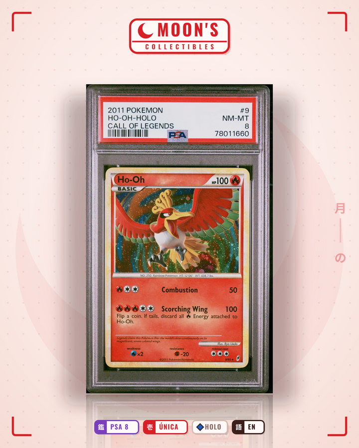 Ho-Oh · Call of Legends #9/95 · PSA 8