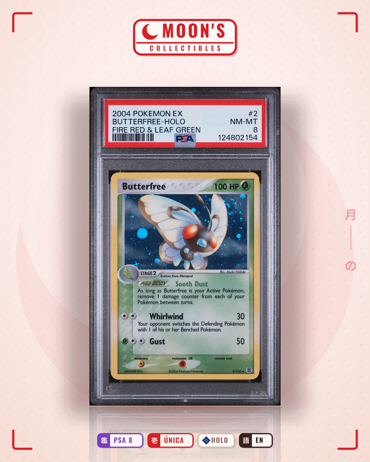 Butterfree · FireRed & LeafGreen #2/112 · PSA 8