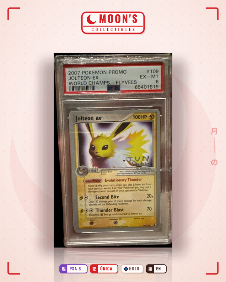 Jolteon ex · Delta Species #109/113 · PSA 6