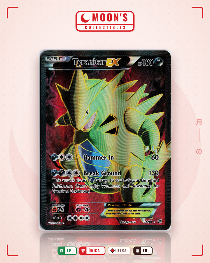 Tyranitar-EX · Ancient Origins #91/98 · LP
