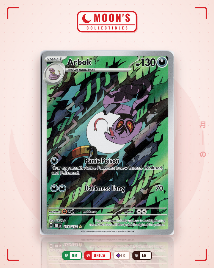 Arbok · Temporal Forces #176/162 · NM