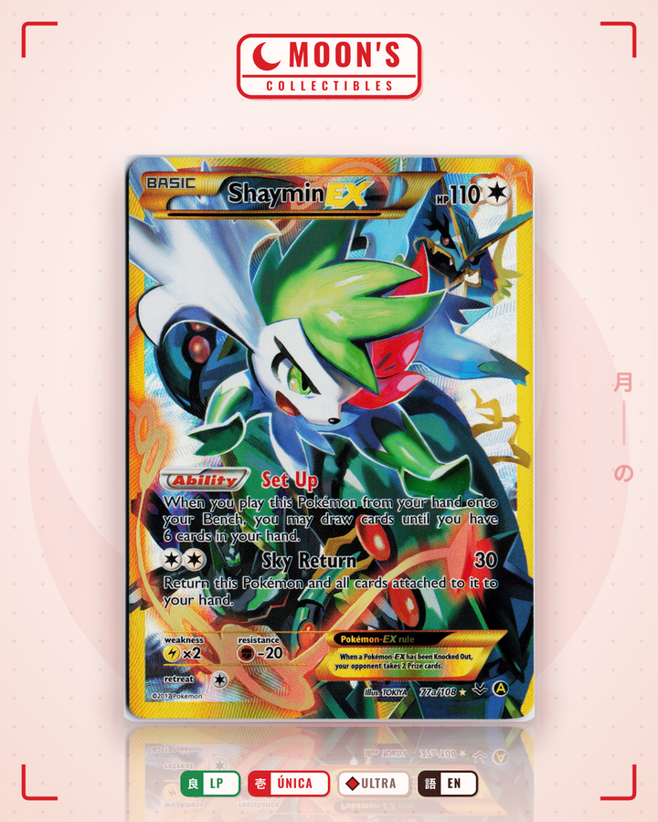 Shaymin-EX · Roaring Skies #77a/108 · LP