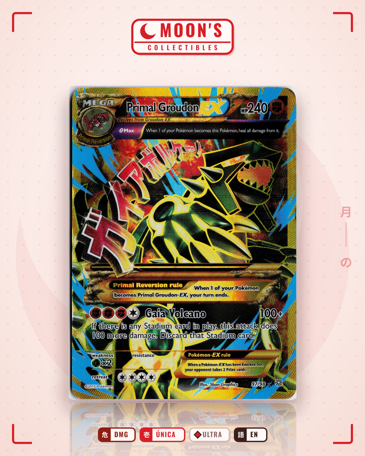 Primal Groudon-EX · Ancient Origins #97/98 · DMG