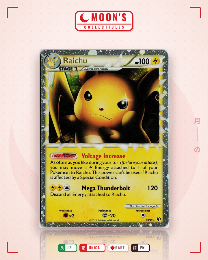 Raichu · HS—Undaunted #83/90 · LP