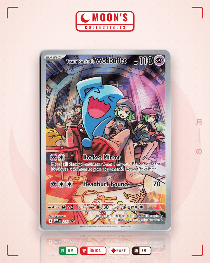 Team Rocket's Wobbuffet · Scarlet & Violet Black Star Promos #203 · NM