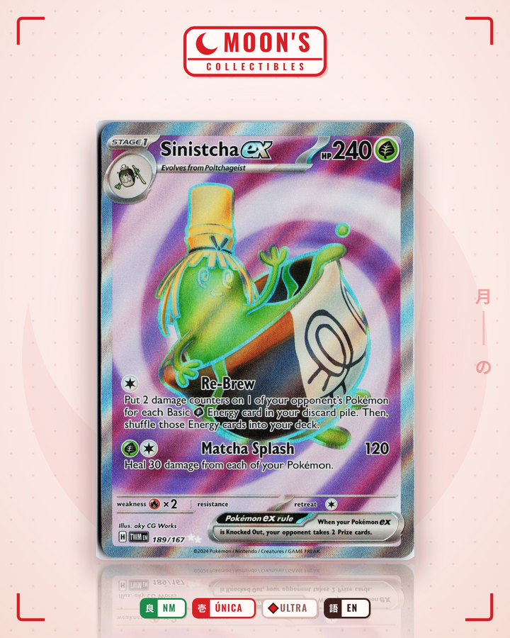 Sinistcha ex · Twilight Masquerade #189/167 · NM