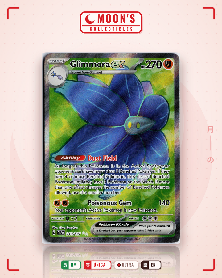 Glimmora ex · Obsidian Flames #213/197 · NM
