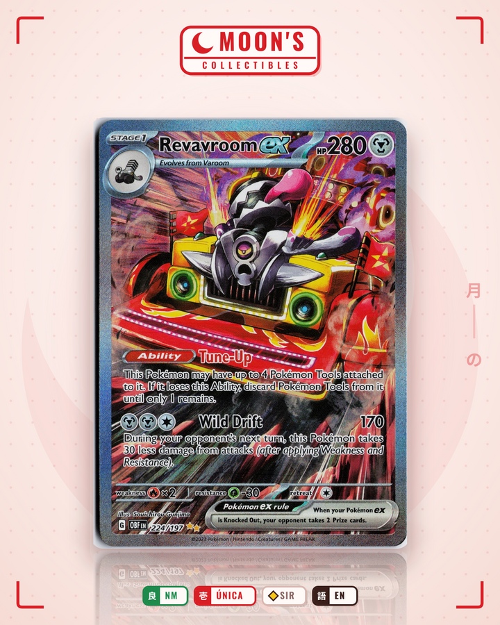 Revavroom ex · Obsidian Flames #224/197 · NM