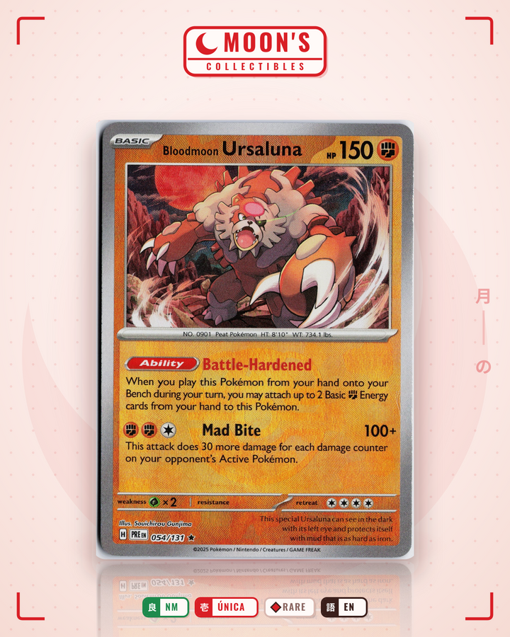 Bloodmoon Ursaluna · Prismatic Evolutions #054/131 · NM