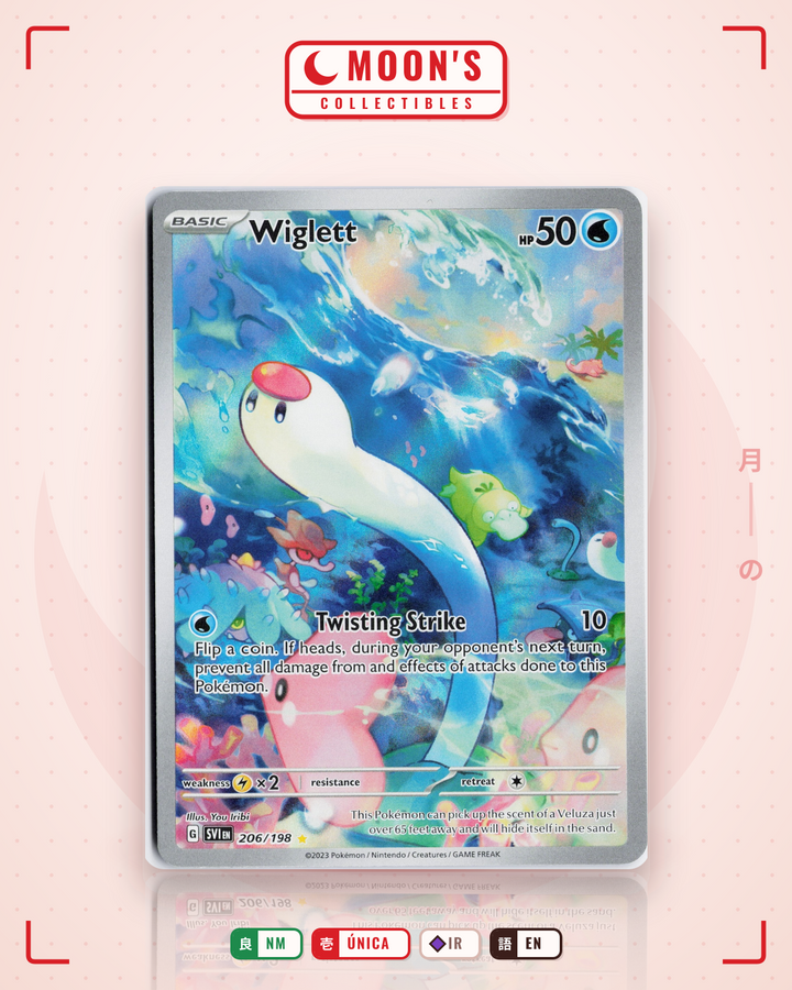 Wiglett · Scarlet & Violet #206/198 · NM