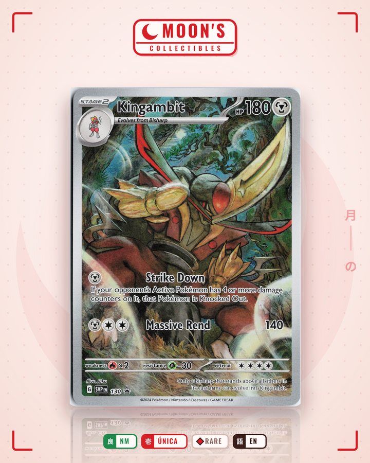 Kingambit · Scarlet & Violet Black Star Promos #130 · NM