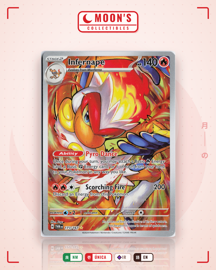 Infernape · Twilight Masquerade #173/167 · NM