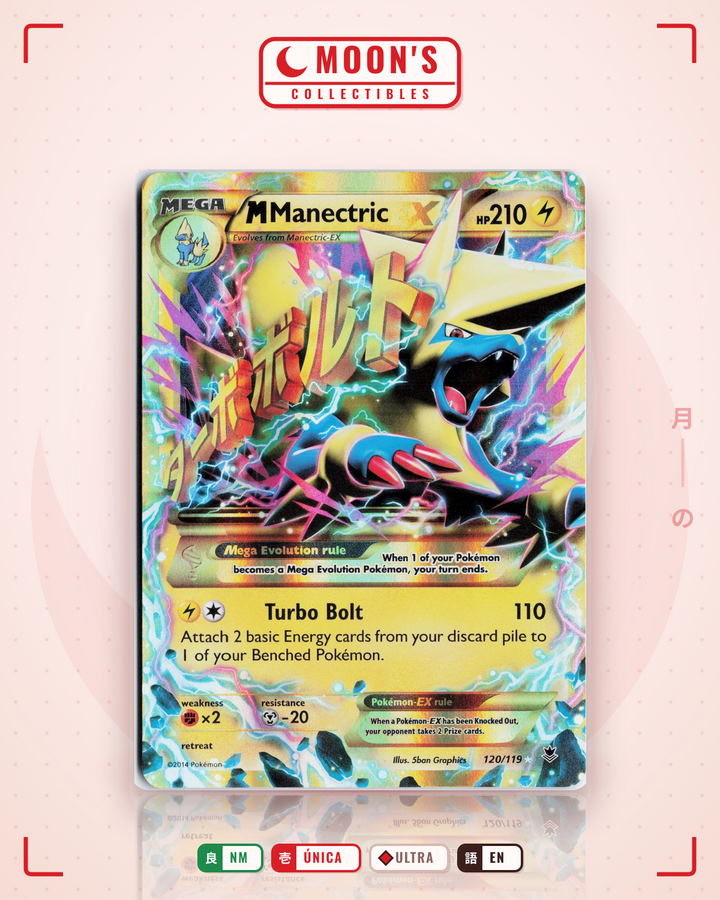 M Manectric-EX · Phantom Forces #120/119 · NM