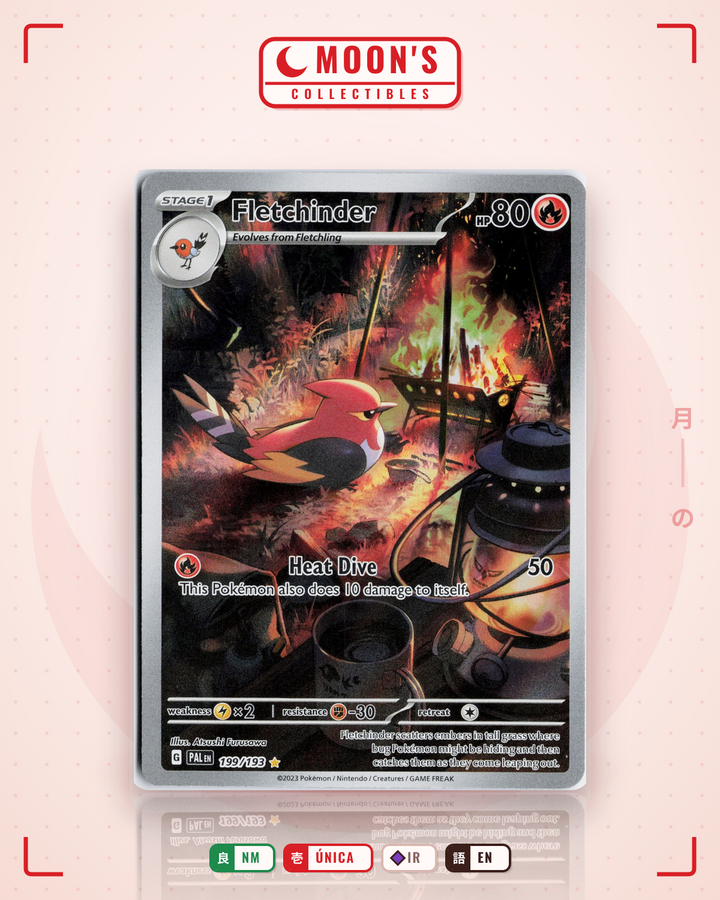 Fletchinder · Paldea Evolved #199/193 · NM