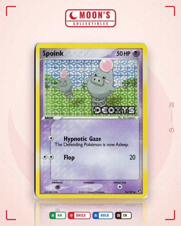 Spoink · Deoxys #76/107 · NM