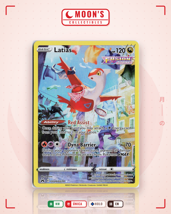 Latias · Crown Zenith Galarian Gallery #GG20/GG70 · NM
