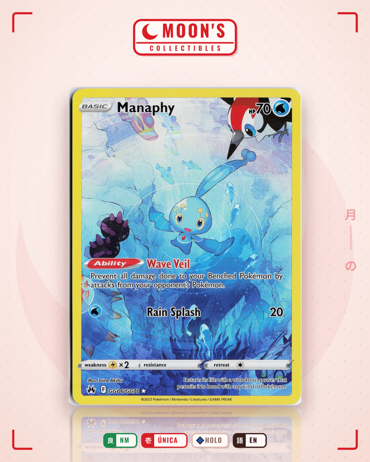 Manaphy · Crown Zenith Galarian Gallery #GG06/GG70 · NM