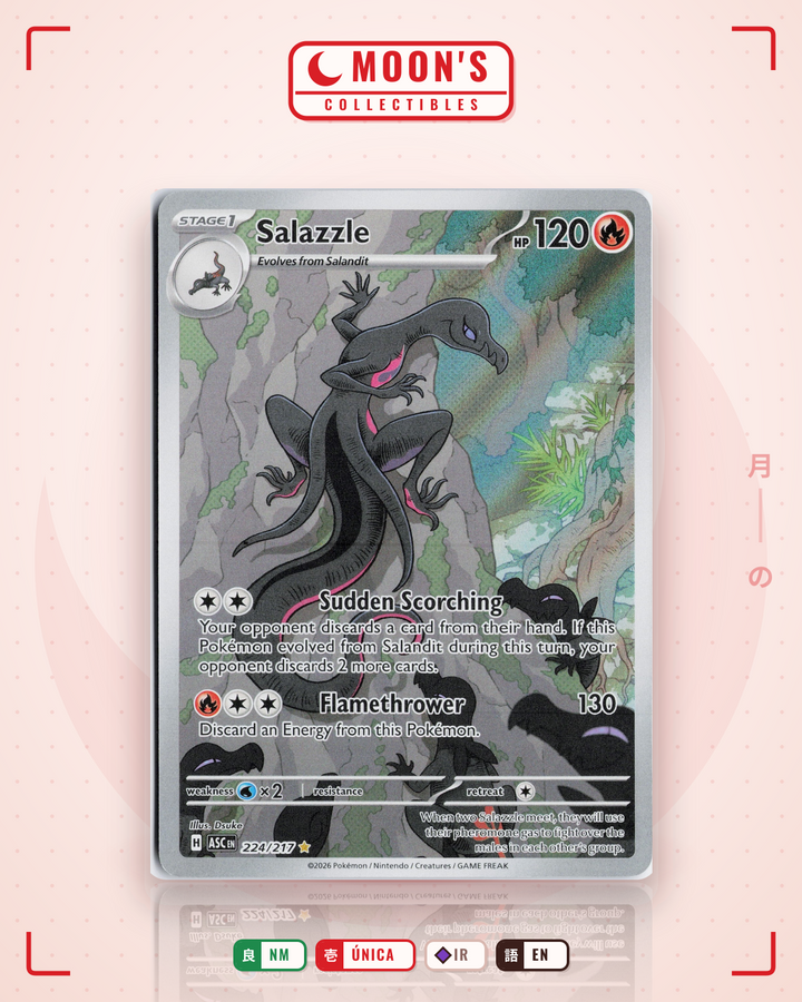 Salazzle · Ascended Heroes #224/217 · NM