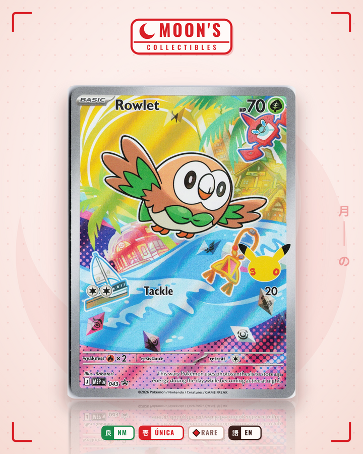 Rowlet · Mega Evolution Black Star Promos #043 · NM